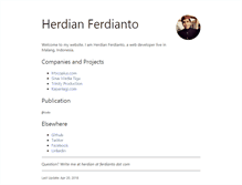 Tablet Screenshot of ferdianto.com